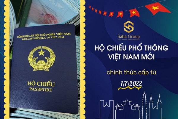 Hộ chiếu phổ thông Việt Nam không gắn chíp chính thức cấp từ 1/7/2022