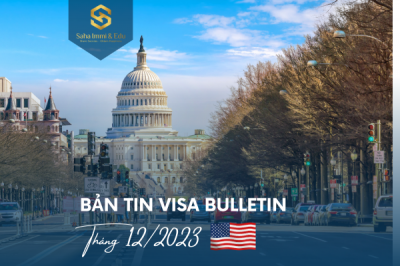  SAHA CẬP NHẬT VISA BULLETIN THÁNG 12/2023